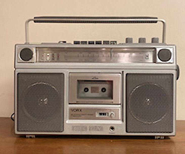 Vintage boombox